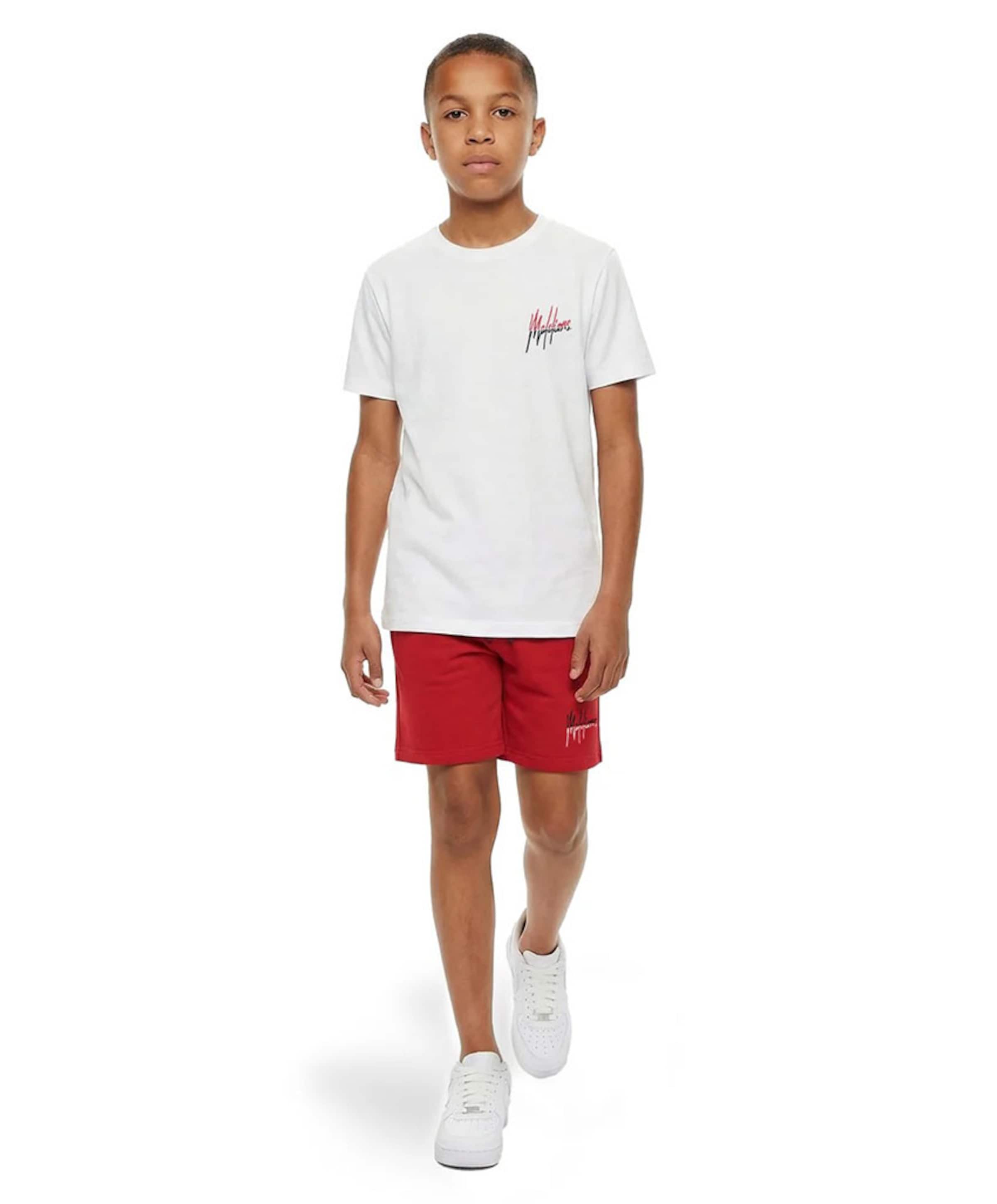 Malelions Jongens T-shirt wit