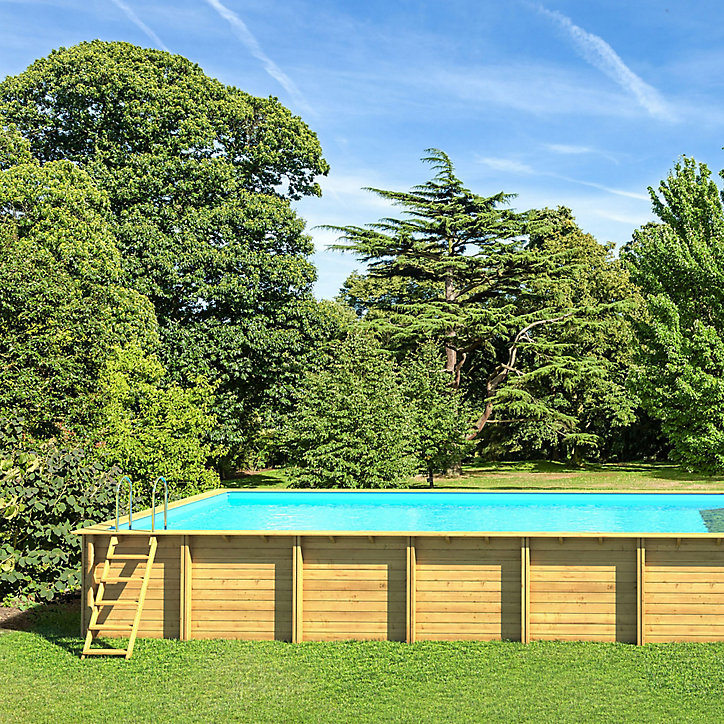 Piscine hors sol bois rectangulaire Procopi Weva 8 x 4 x h.1,46 m