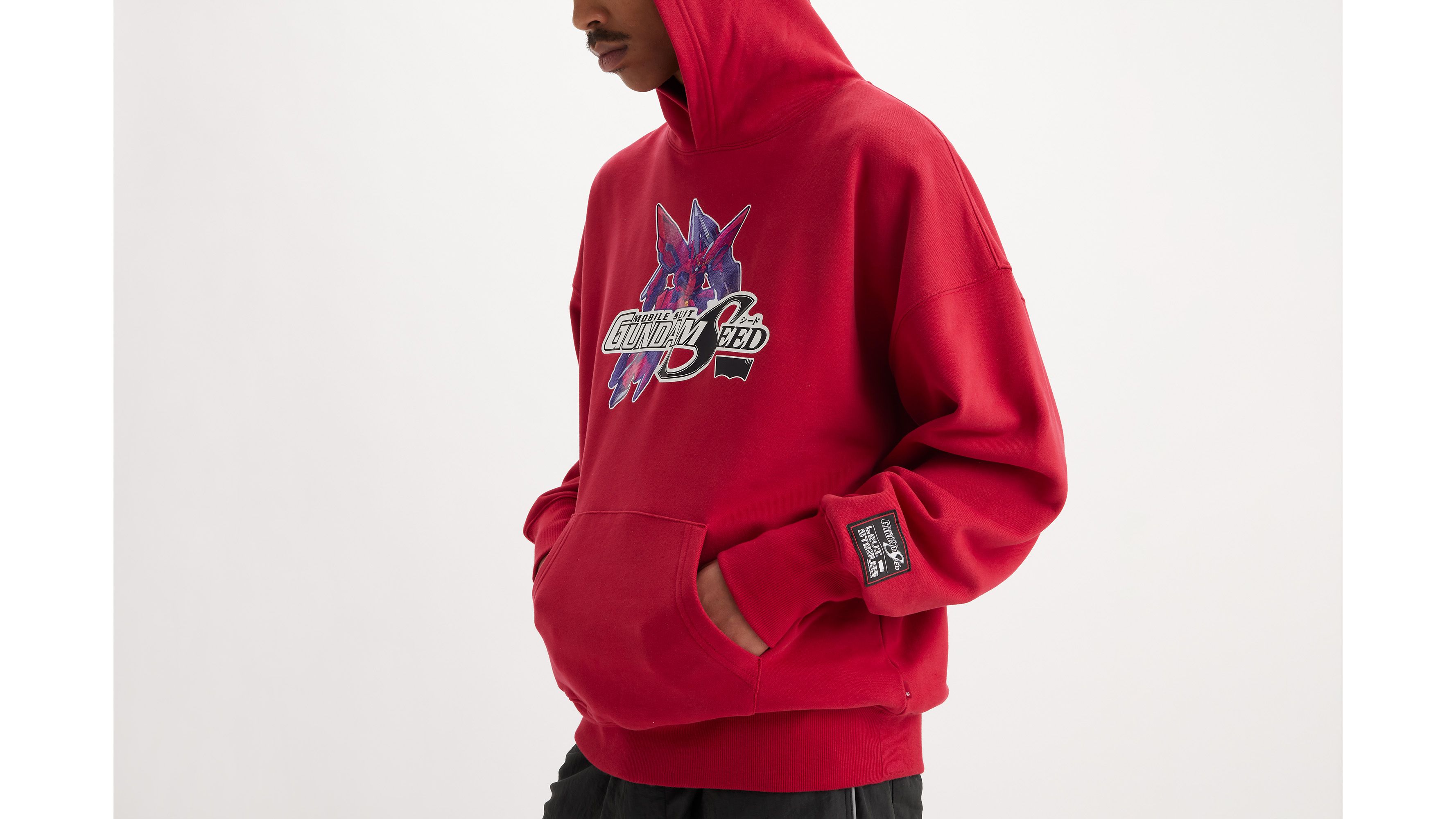 Sweat à capuche LEVI'S® x Gundam SEED - Aegis Red - Rouge