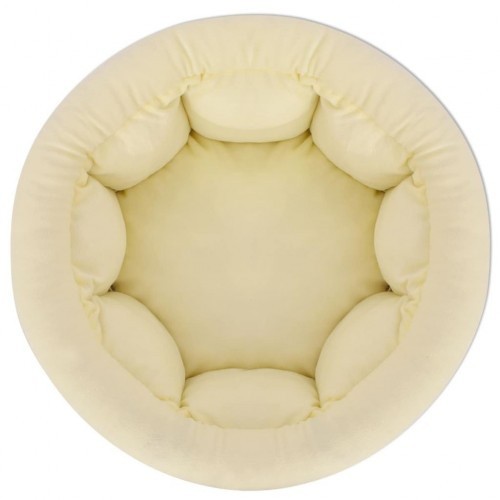Cama redonda para animais de estimação, marrom