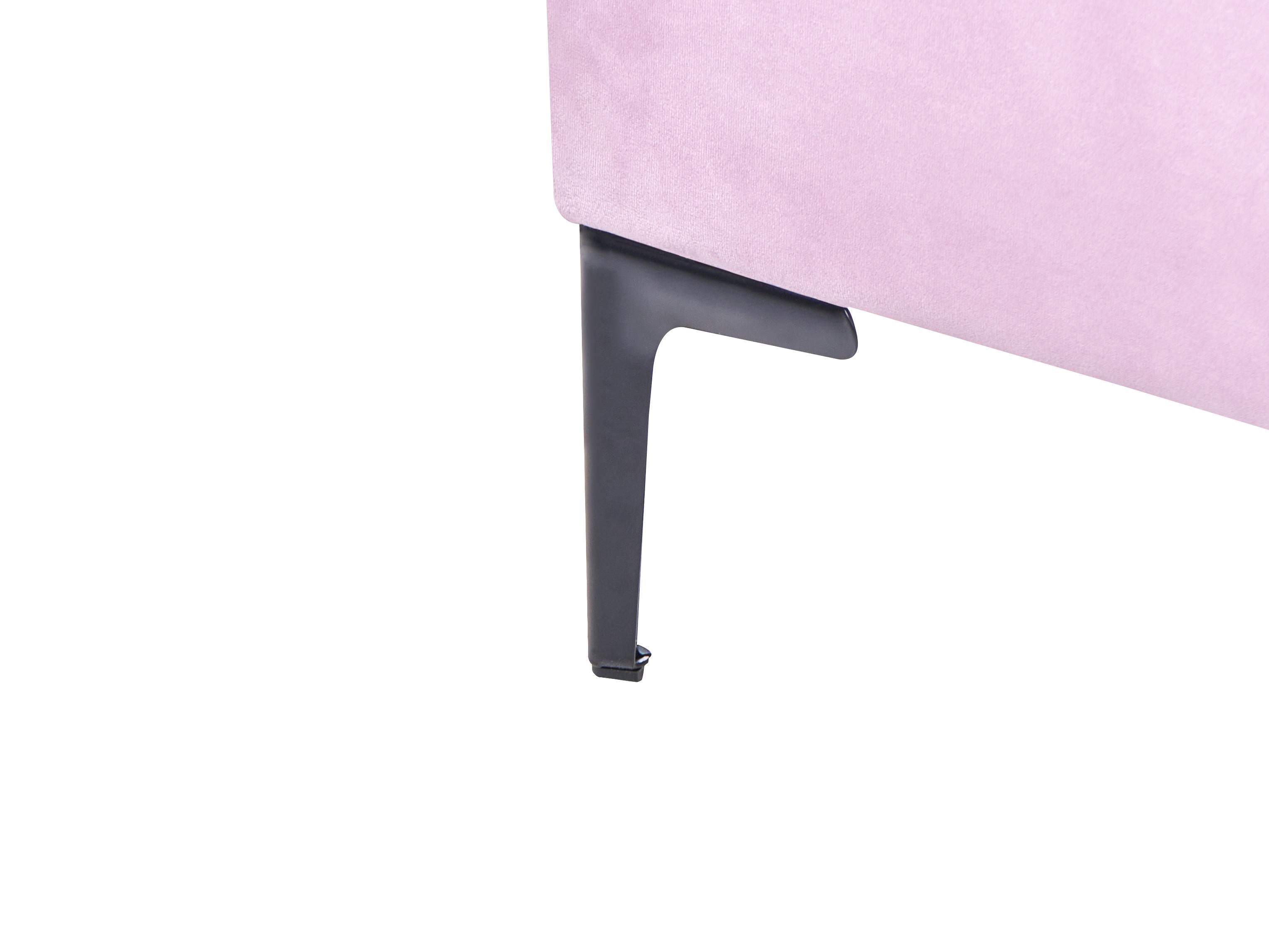 Kinderbed Kroon Fluweel RUBIAN 90 x 200 cm met LED-verlichting Paars