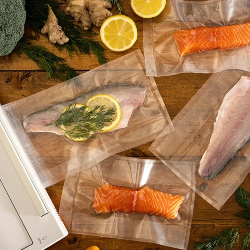 GDP - Sacs sous vide gaufrés pour cuisson - 20x30cm - x100