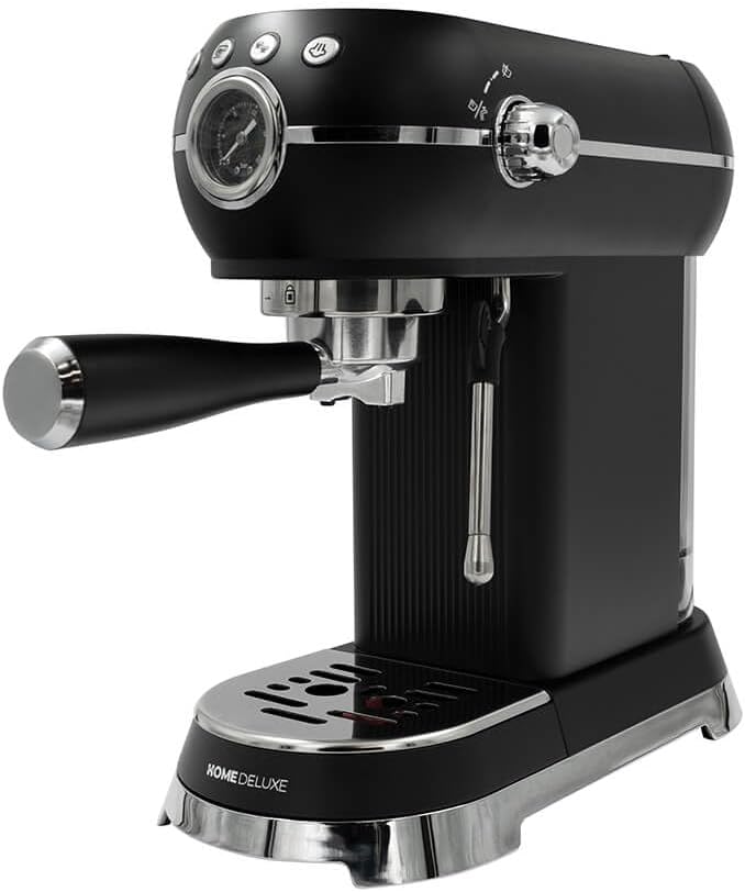 Home Deluxe Espressomaschine EXQUISITE 15 Bar - 33 x 16 x 33 cm | inkl. Milchdüse, Siebträgermaschine, Siebträger, Kaffeemaschine