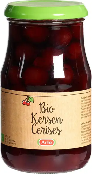 Kersen op siroop