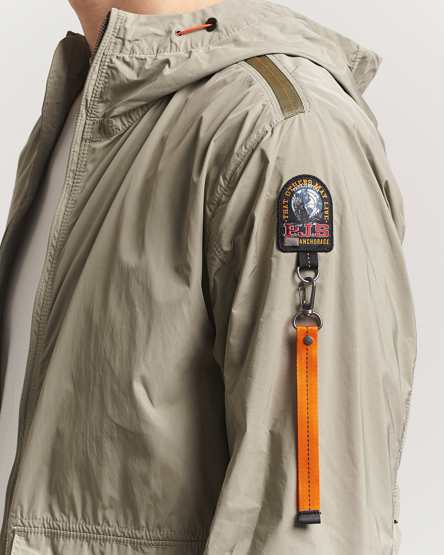 Parajumpers Jonty Rescue Uniform Hooded Jacket Silver Sage
