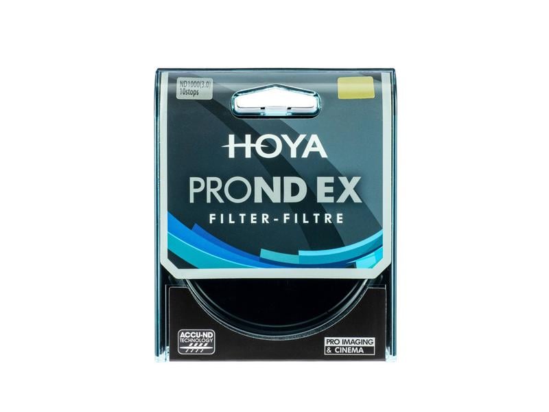 Hoya Graufilter PRO ND EX 1000 – 82 mm ND Filter mit zehnstufiger Lichtreduzierung