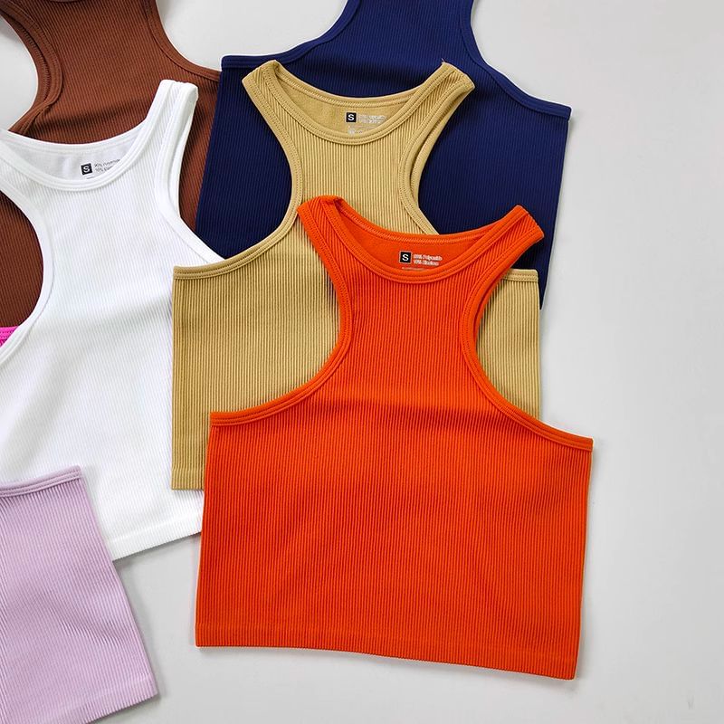 Runyz - Mouwloze ronde hals sporttop