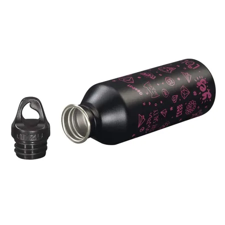 Coocazoo Edelstahl-Trinkflasche Schraubverschluss mit Henkel 750ml, pink
