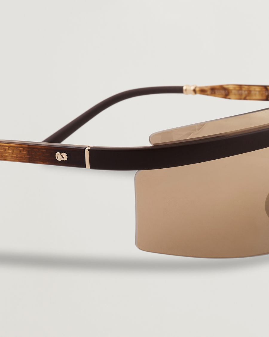Oliver Peoples R-4 Sunglasses Matte Umber