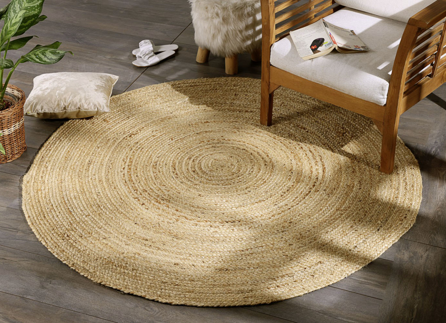 Teppiche und Brücken aus Jute
