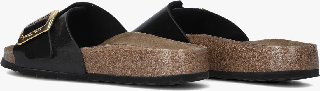 zwarte birkenstock slippers catalina cushion buckle