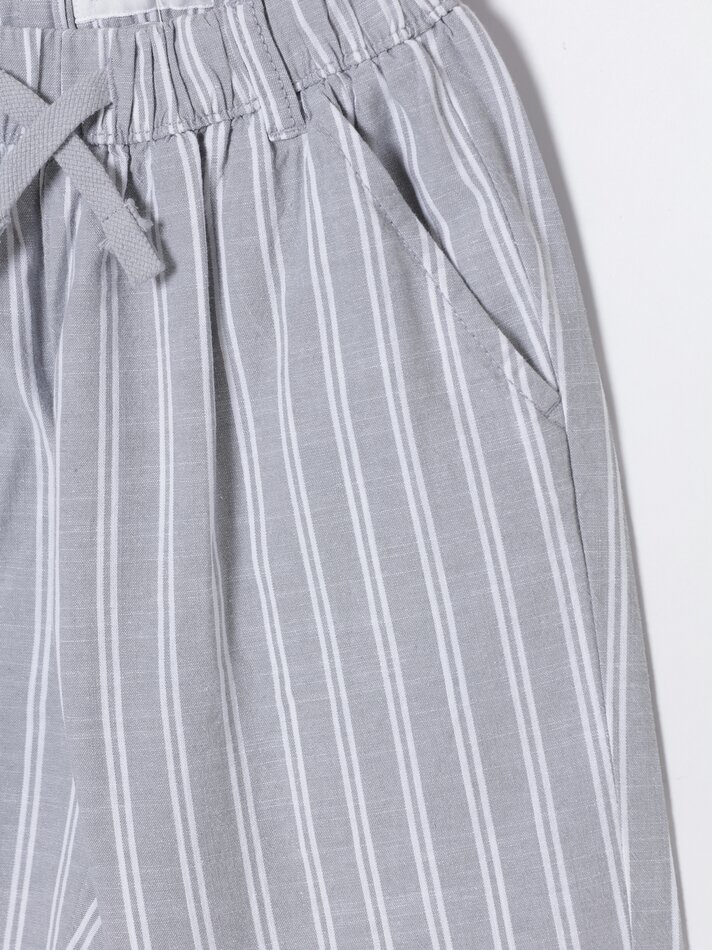 Calça jogger rústica - Cinza/azul