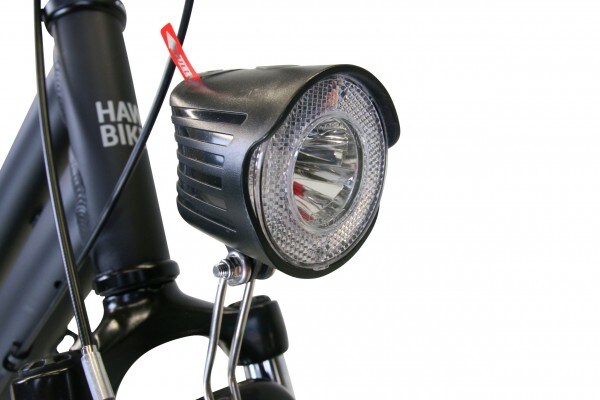 HAWK Citytrek Premium Black - Damen & Herre 28 Zoll - Leichtes Fahrrad mit 3-Gang Shimano Nabenschaltung, Felgenbremse I Allrounder