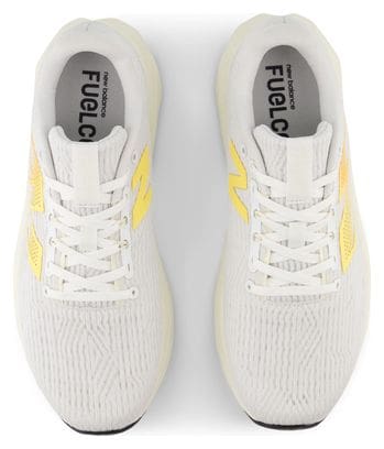 Chaussures Running New Balance FuelCell Propel v5 Blanc/Jaune Femme