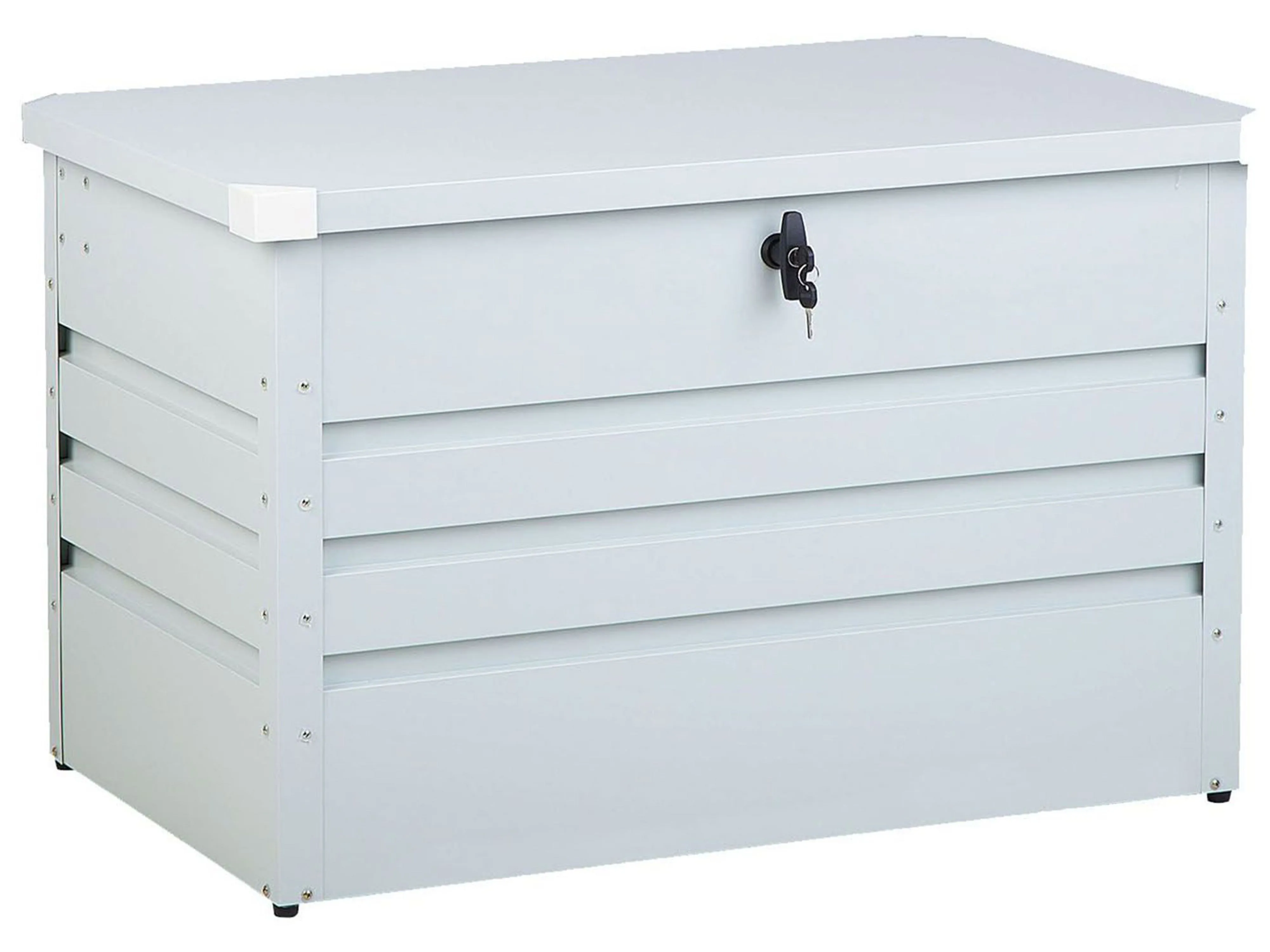 Kussenbox CEBROSA 100 cm 62 cm Lichtgrijs