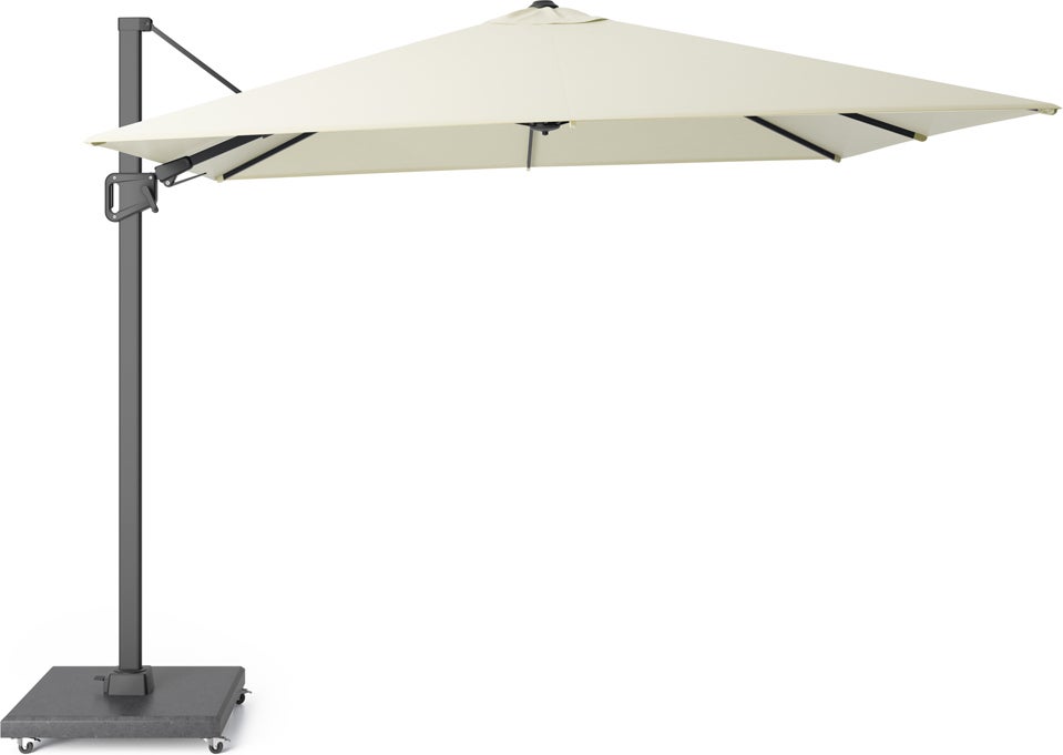 Platinum zweefparasol Merida Plus crème 35+UV 300 x 300 cm