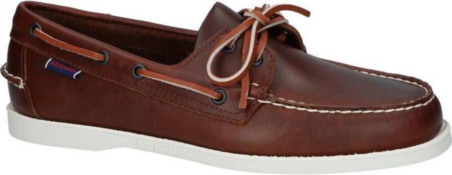 Sebago Docksides Portland Leather Bootschoenen Bruin Man