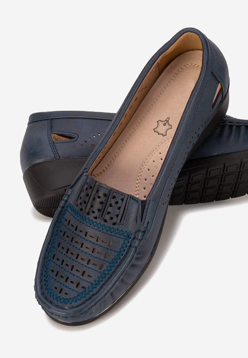 Mocassins femme marine Genovia