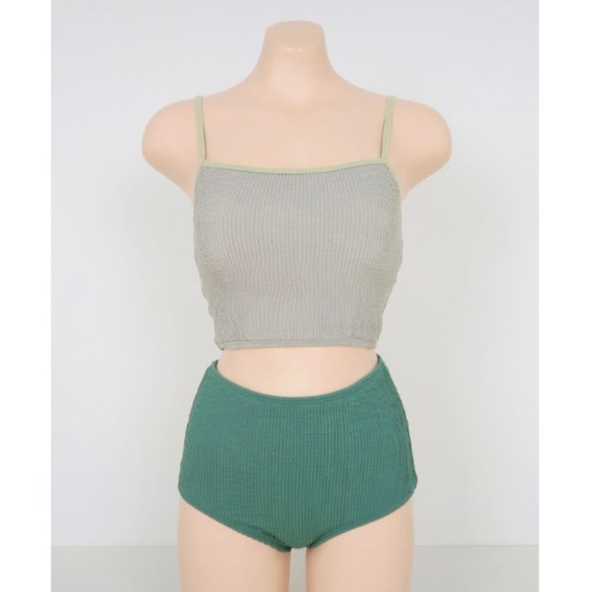 Maisee - Crop Tankini Set