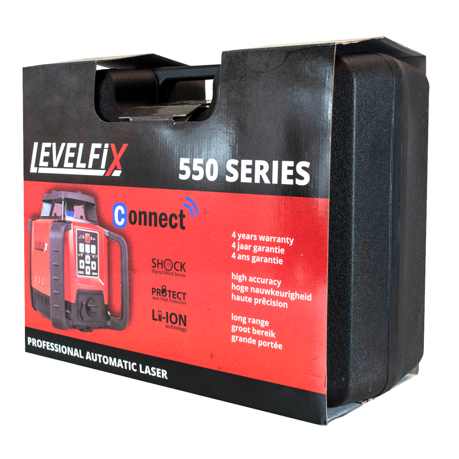 Levelfix 550HV - Volautomatische allround bouwlaser rood