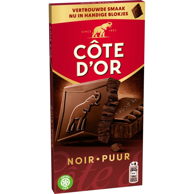 Côte d'Or Chocoladereep puur