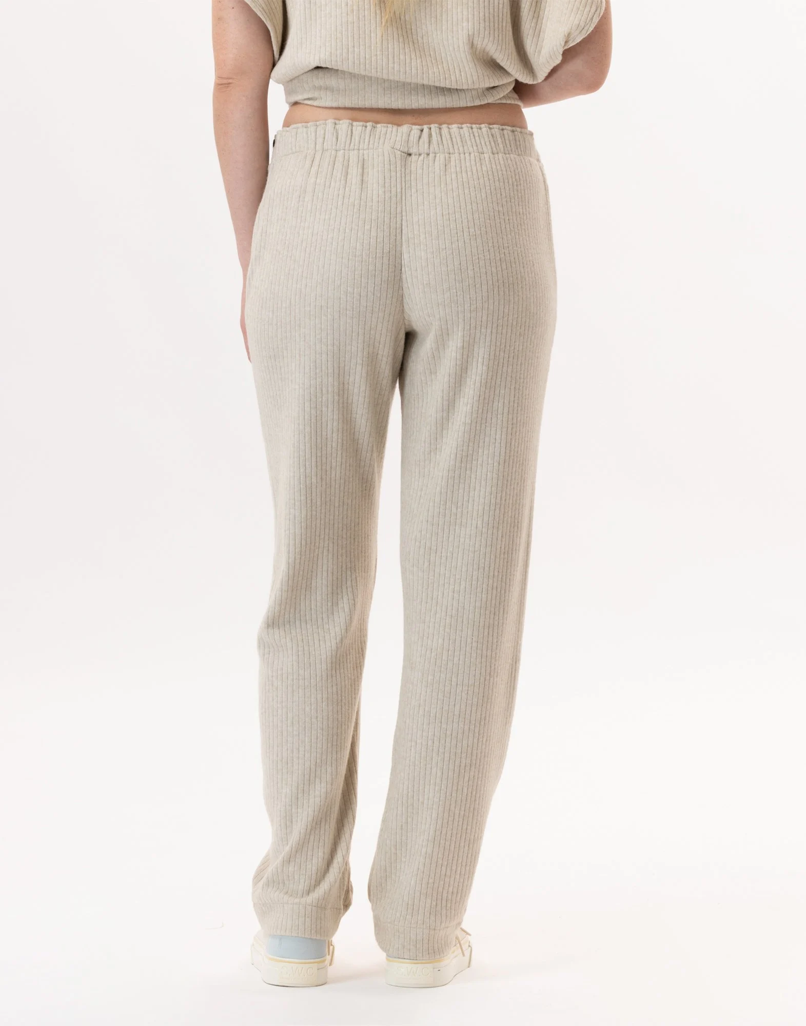 ESMEE 880 - Pantalon en maille tricot | Beige