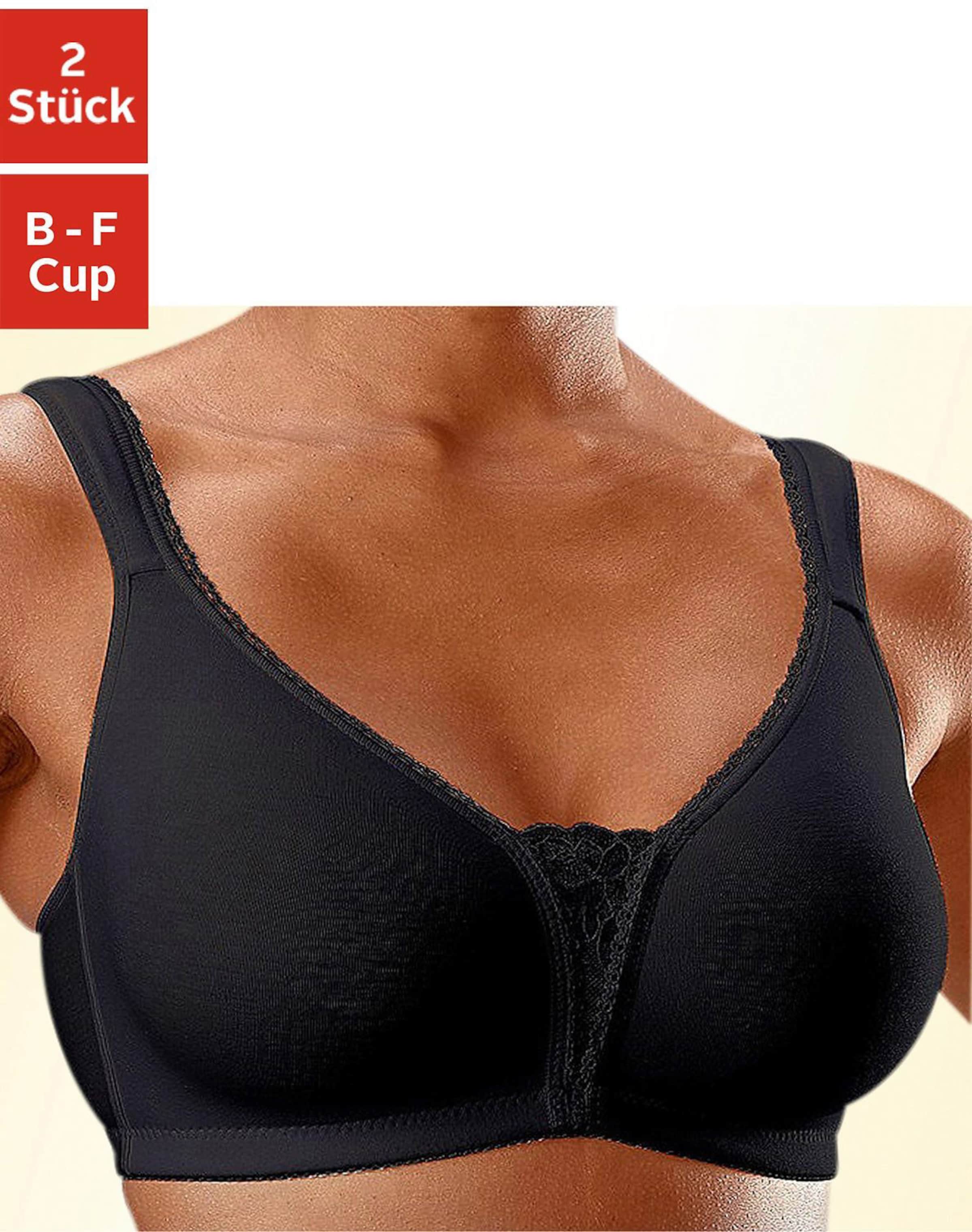 petite fleur Soft-BH in schwarz+weiß