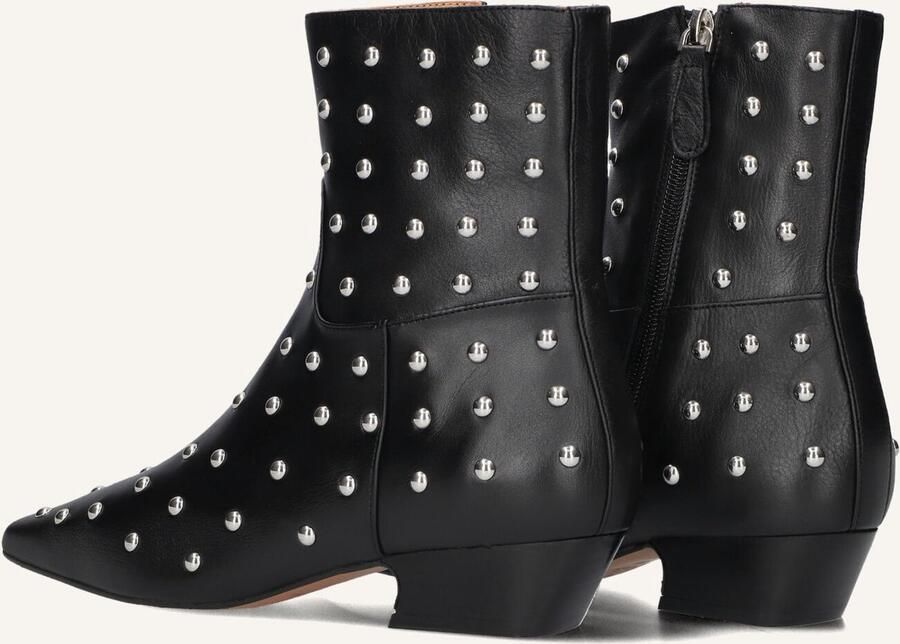 TORAL Enkellaarsjes Dames Irene Punk Maat: 38 Materiaal: Leer Kleur: Zwart