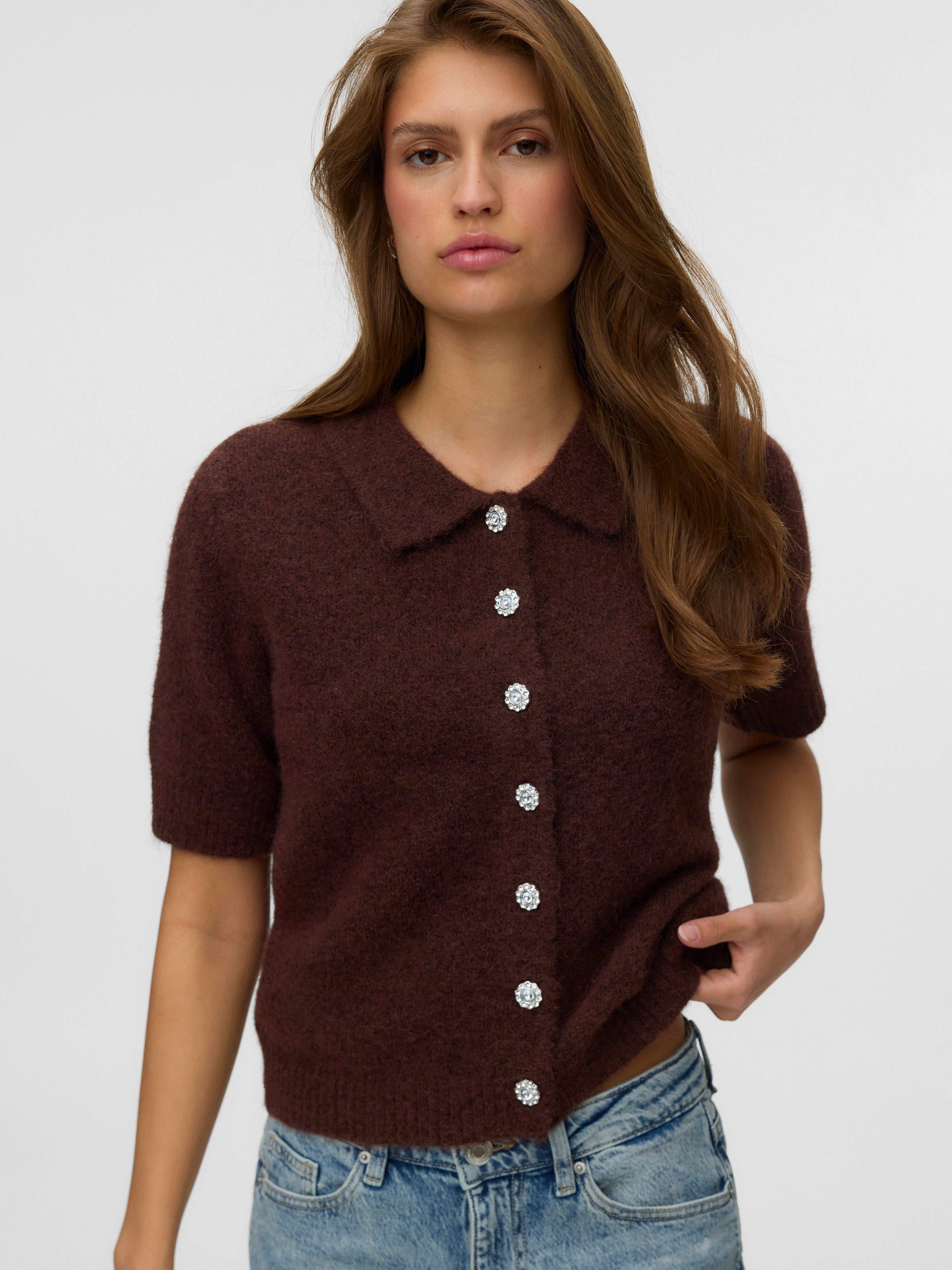 VMELLY Gebreid vest