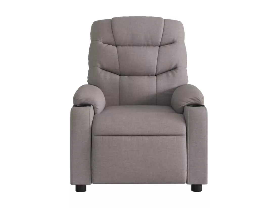 Fauteuil inclinable Taupe Tissu