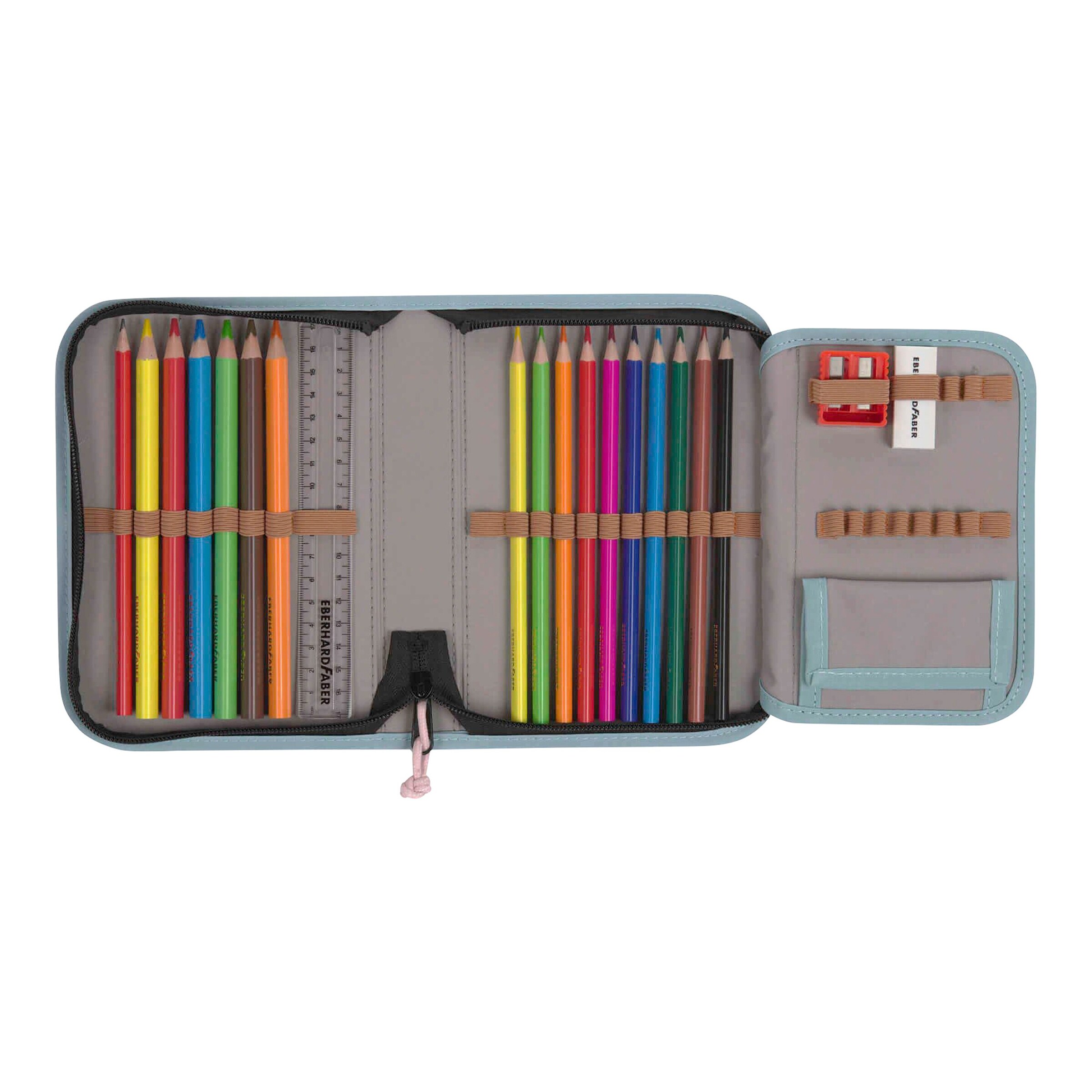 Lässig Schulranzen-Set Boxy Unique 7-tlg. rose/blue/black