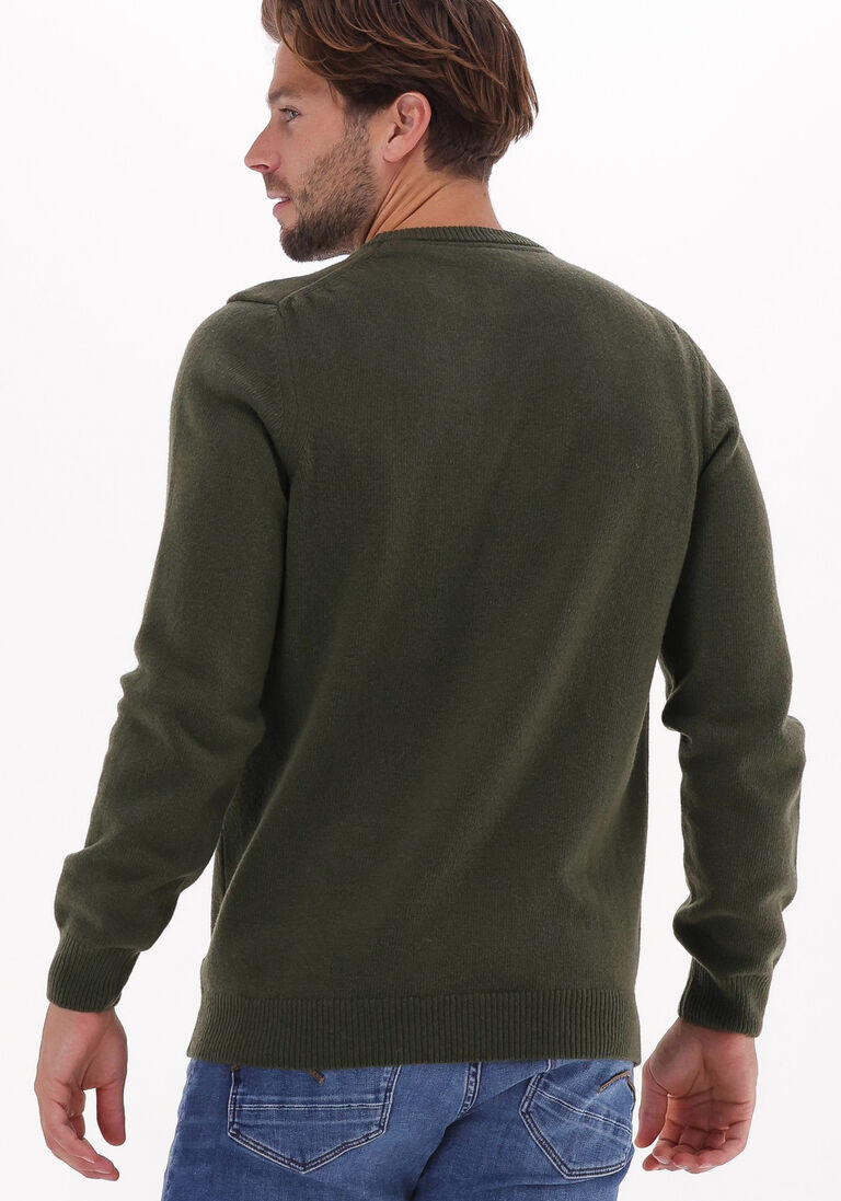 LYLE & SCOTT olijf lyle & scott trui crew neck lambswool blend jumper