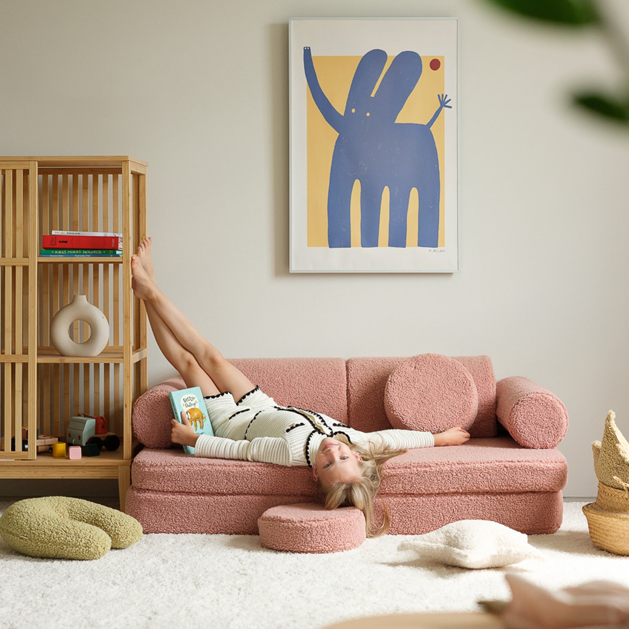 Wigiwama Sofa Settee Guava Pink
