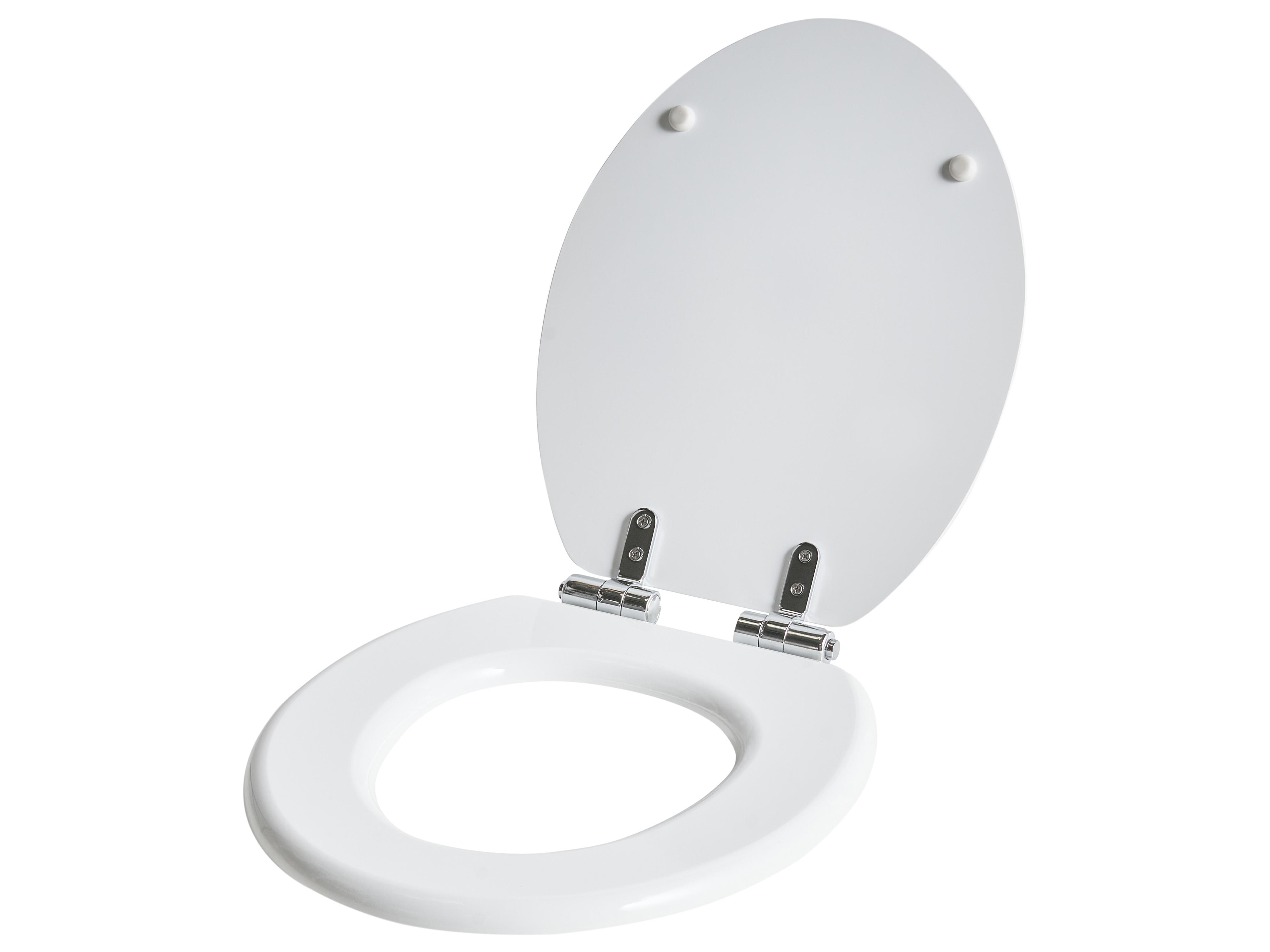 Toiletbril MAZARUNI soft-close MDF Wit