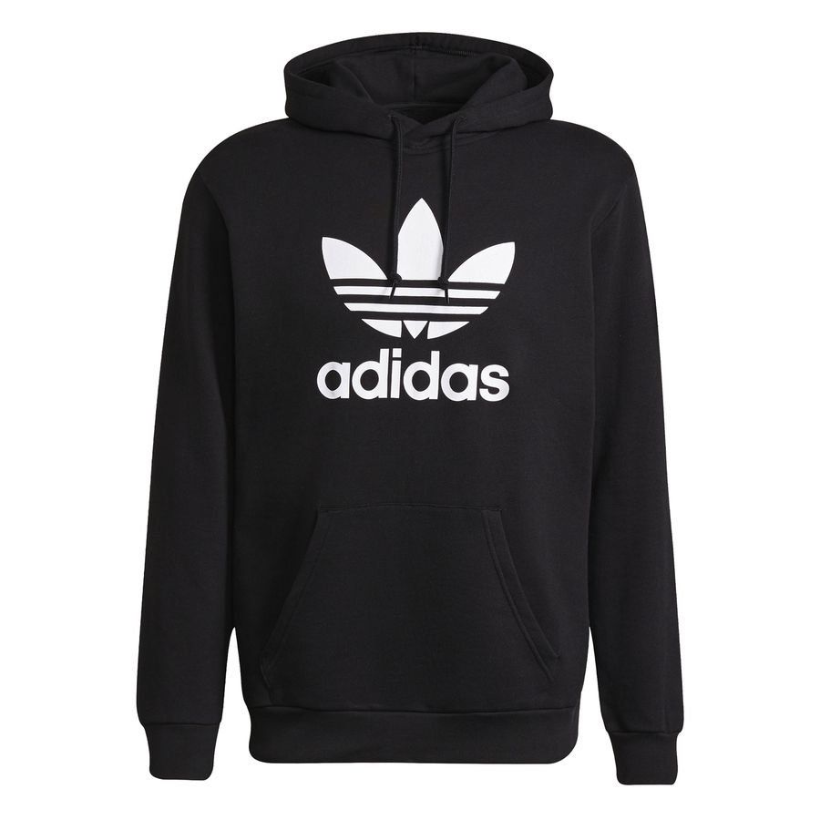 adidas Originals Sweat à Capuche Trefoil - Noir/Blanc