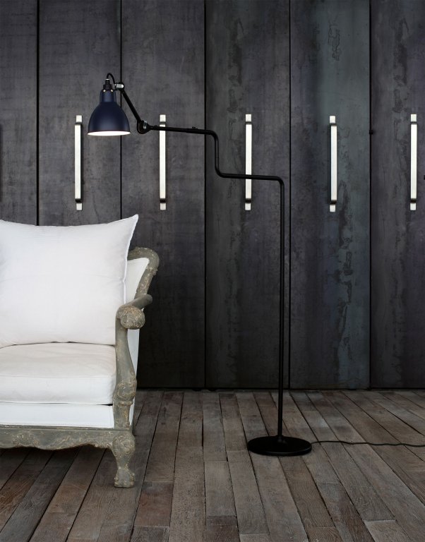 DCW éditions Lampe Gras N411 vloerlamp zwart