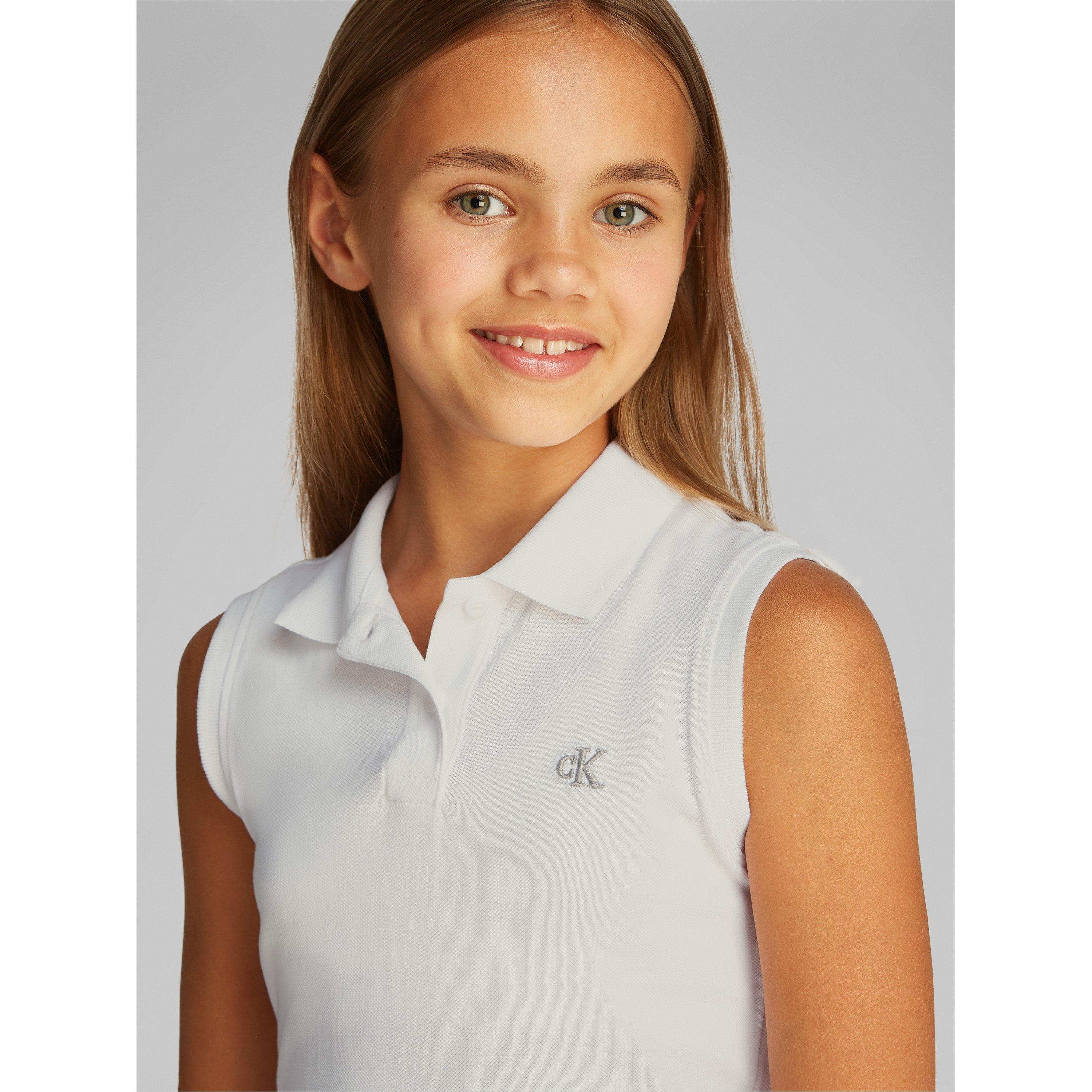 Calvin Klein Jeans PIQUE POLO SHORT SLEEVE DRESS