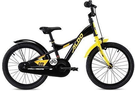 Aldo - 18 Inch Powerbike - Zwart/Geel - Staal