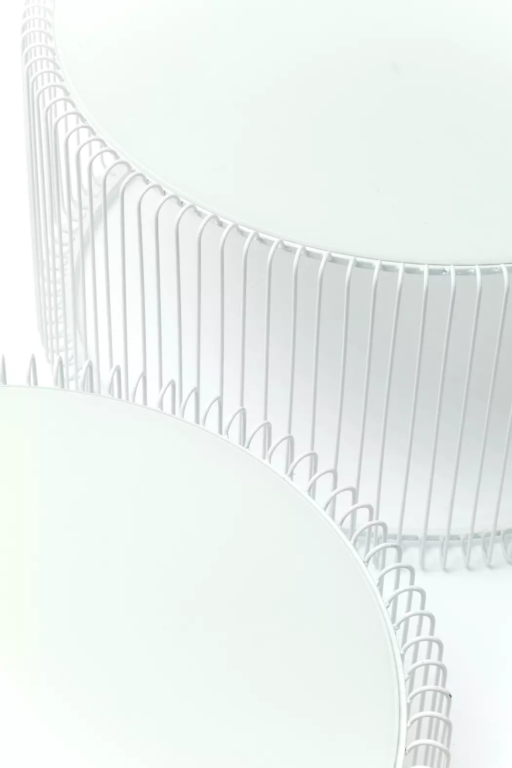 Couchtisch Wire White 80179 2er Set