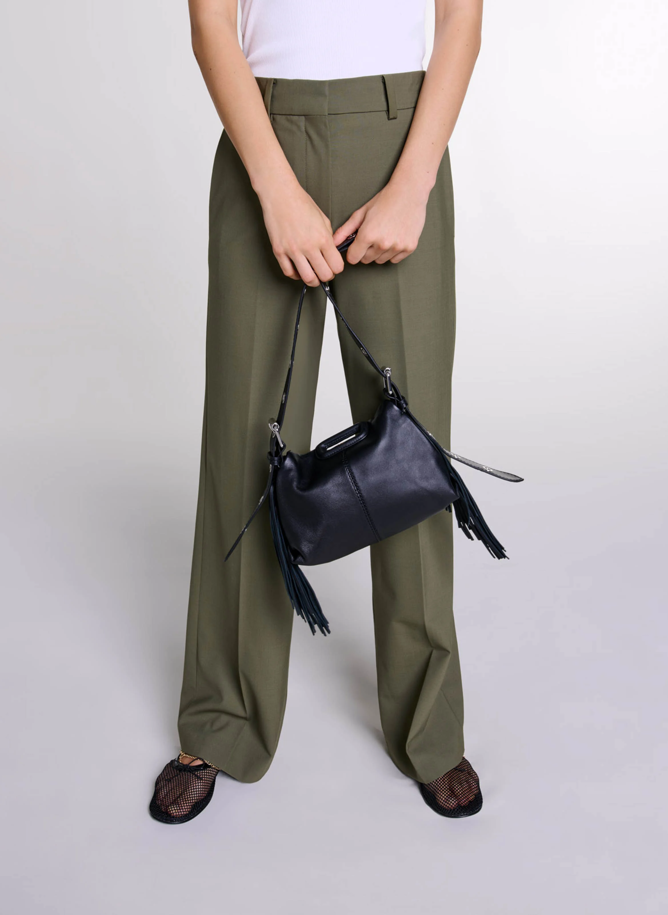 Pantalon de tailleur droit | Kaki