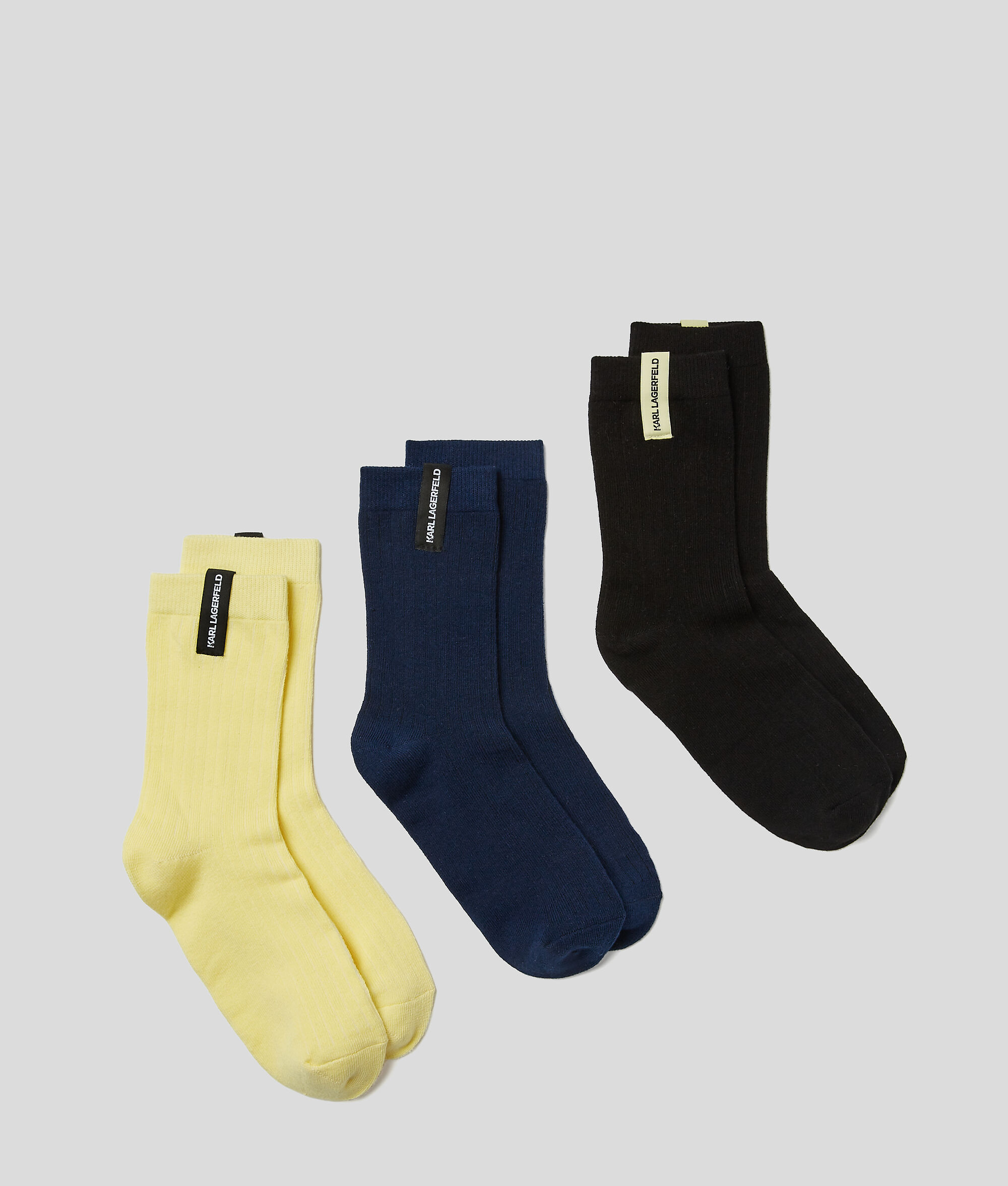 Lot de 3 paires de chaussettes avec étiquette logo K/Essential