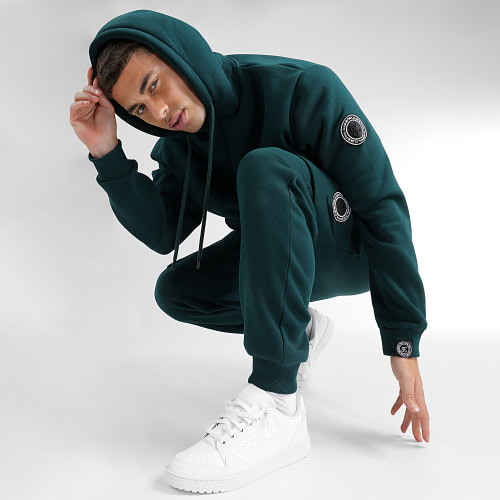 Sweat Capuche Premium 1096 Vert