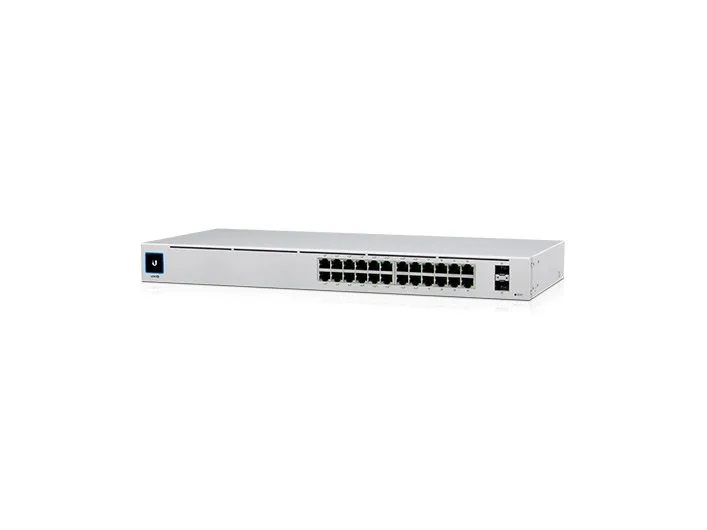 Ubiquiti UniFi Switch USW-24-POE - Switch - Administreret - 24 x 10/100/1000 (16 PoE )   2 x Gigabit SFP - desktop, monterbar på stativ - PoE  (95 W)