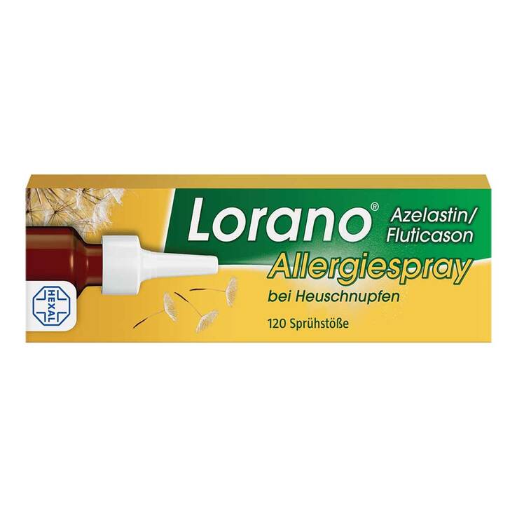Lorano Azelastin / Fluticason Allergiespray bei Heuschnupfen, 23 g