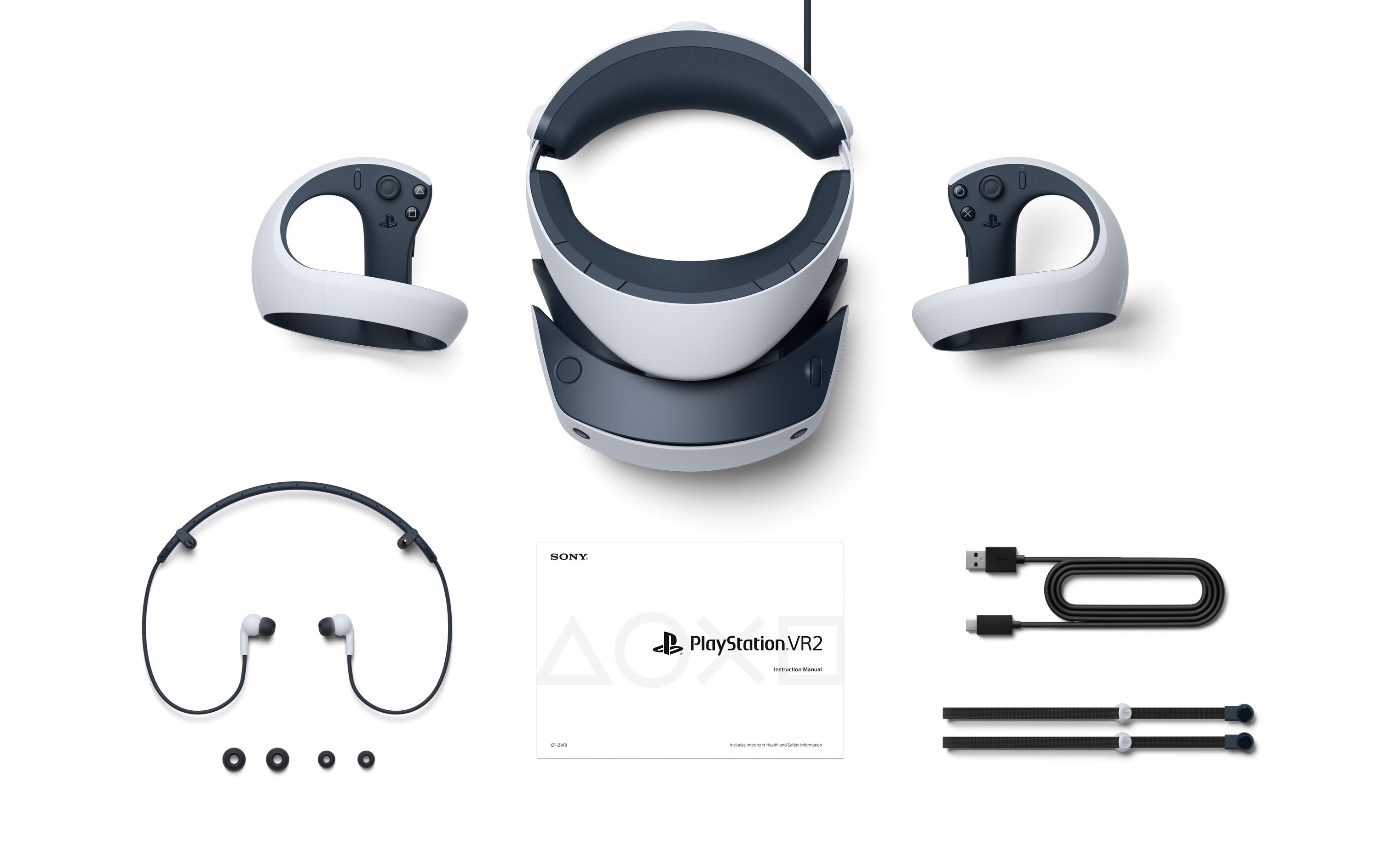 VR-Brille PlayStation VR2<br>Virtual Reality Headset und Controller für die PlayStation 5
