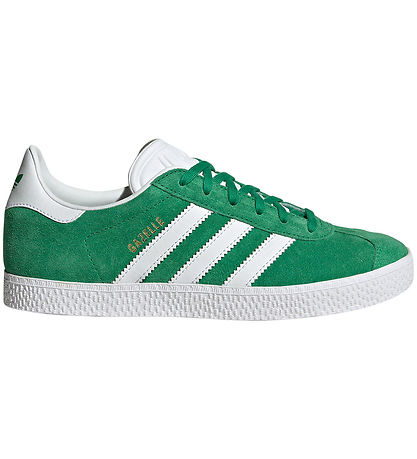 adidas Originals Schuhe - Gazelle J - Green/Ftwwht/Goldmt