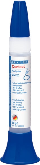 WEICON VM 20 Cyanoacrylaatlijm | Laagzichtbare secondelijm voor metaal | 30 g