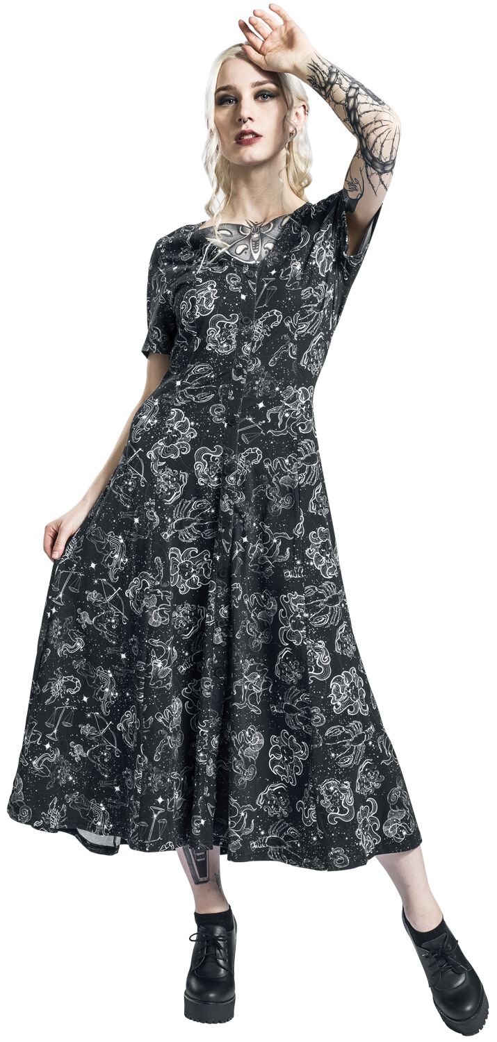 Zodiac Constellation Midi Dress | Jawbreaker Robe longue
