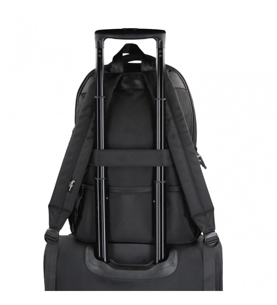 Mochila adaptável Pepe Jeans Egham para laptop e tablet, com dois compartimentos.