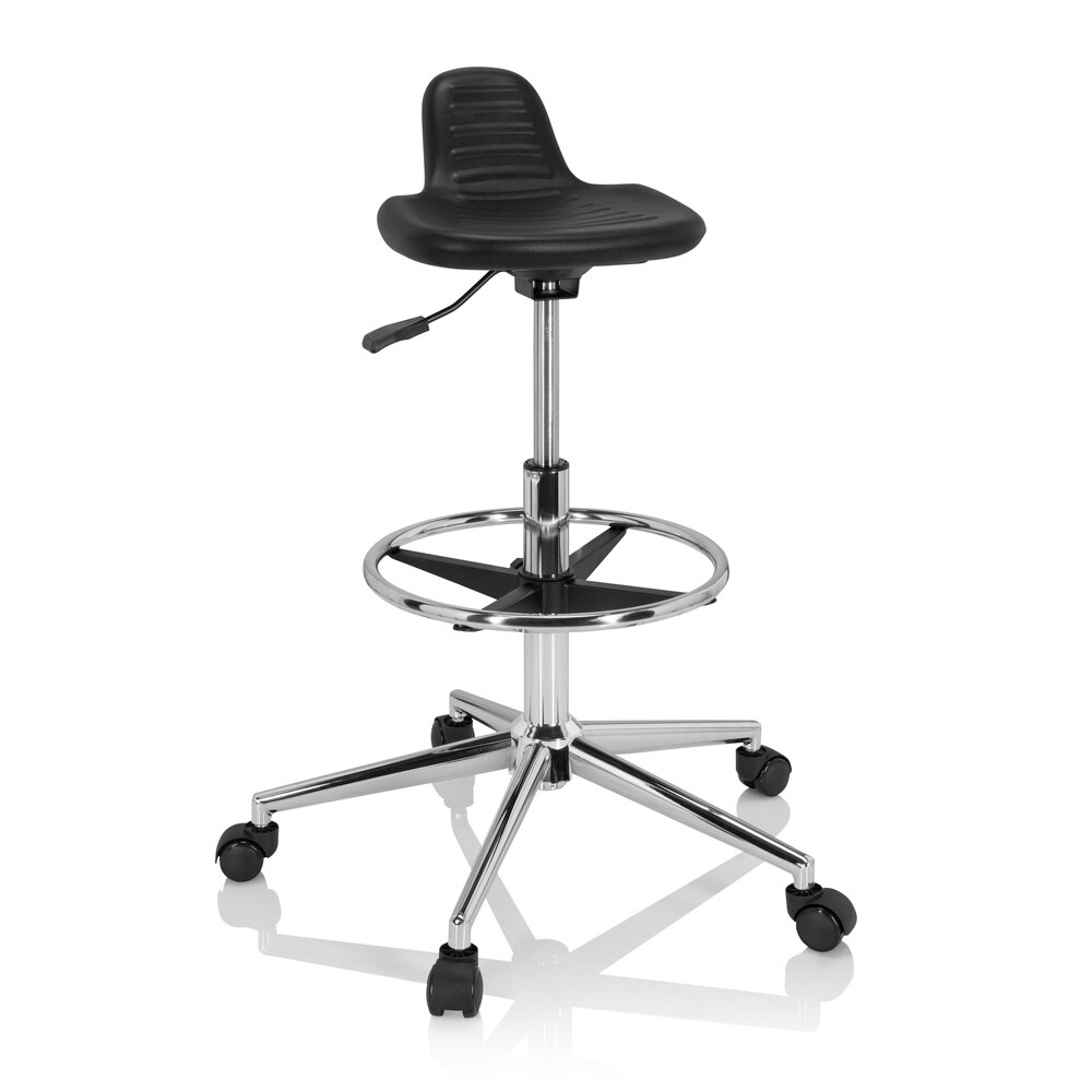 Drehhocker TOP WORK 03 I Hartschaum ohne Armlehnen hjh OFFICE
